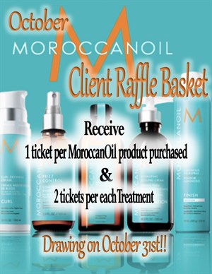 MoroccanOil Gift Basket Raffle!!! Photo