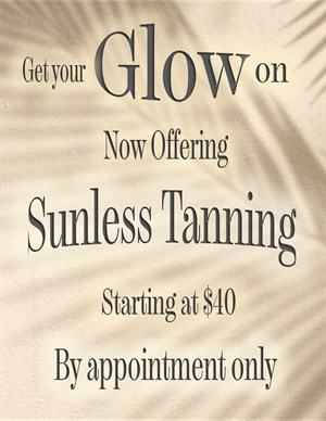 Sunless Tanning is here! Photo